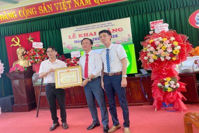 TRƯỜNG THCS GIAO LẠC, XÃ GIAO HÒA, TỈNH NINH BÌNH  KHAI GIẢNG NĂM HỌC 2025-2026